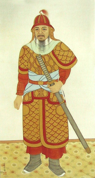 충무공 무복 영정