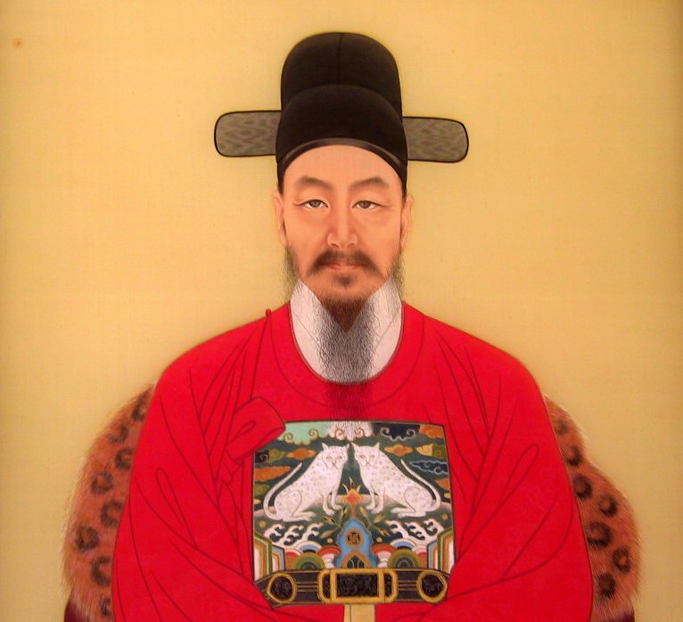 충무공 영정(부분)