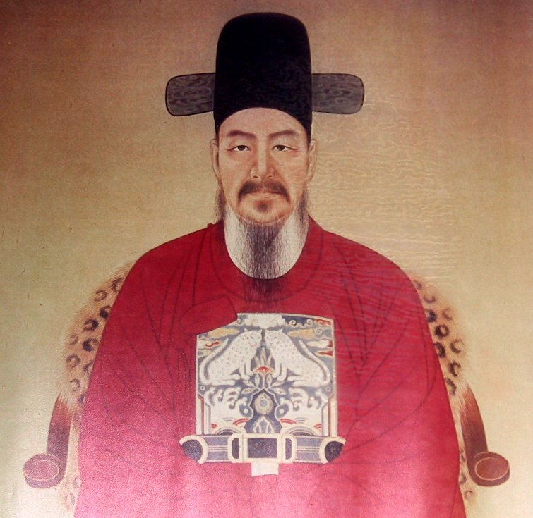 충무공 영정(부분)